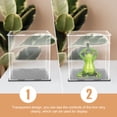 thumbnail image 4 of KAKOWELY Acrylic Model Display Box Doll Model Protective Box Model Anti-dust Storage Holder,5.91X"X5.12"X3.94", 4 of 5