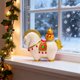 thumbnail image 5 of Adorno navideño de caballo de resina | Figura decorativa navideña roja y blanca | Mueble de TV moderno para sala de estar | Idea de regalo festivo | Elegante decoración invernal para el hogar, 5 of 6