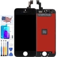 thumbnail image 2 of Screen for iPhone 5s/SE 2016 Screen Replacement A1453 A1457 A1518 A1528 A1530 A1533 Screen Replacement 4inch Digitizer LCD Touch Display Assembly +Repair Tools (Not Fit SE 2021/2022) (Black), 2 of 7