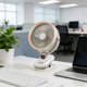 thumbnail image 4 of Mini Charging Lighting Air Circulation Fan Portable Wall-mounted Desktop Fan 10000ma, 4 of 8