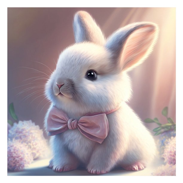 Diamond Painting 5D DIY Full Round Drill Rabbit Kit Arte Decoración del hogar (A6622) Hugtrwg Para estrenar