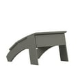 thumbnail image 6 of Flash Furniture Sawyer Poly Resin Wood Adirondack Chair Foot Rest - Gray, 6 of 9