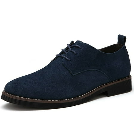 

ROXDIA plus size 39-48 genuine leather men casual flats waterproof dress oxford man shoes lace up for work male loafers RXM098