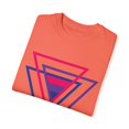 thumbnail image 3 of Bi Pride Bisexual Flag Triangle Unisex Garment-Dyed T-shirt, 3 of 4