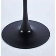 thumbnail image 3 of 23.62 Inch Dining Table Black with Metal Legs, Sturdy MDF Top for Small Spaces, Easy Assembly Kitchen Breakfast Nook Table, Compact Dining Room Furniture for Apartments and Condos, 3 of 8