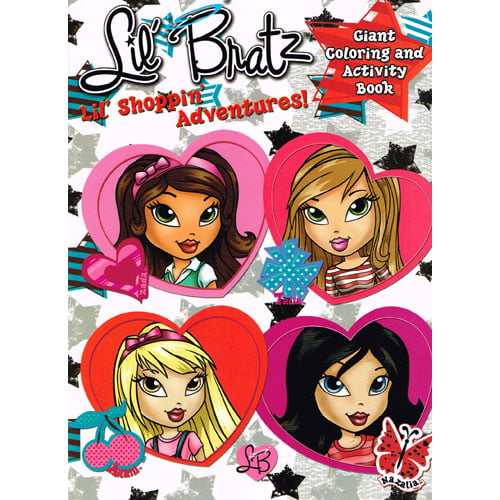 Lil' Bratz 'Shopping Adventures' Coloring and Activity Book (1ct ...