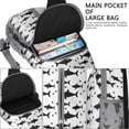 thumbnail image 4 of Crossbody Sling Backpack for Women Men Shark Sharks Ocean Fish Shoulder Sling Crossbody Casual Chest Bag for Travel Sports Running Hiking, 4 of 6