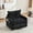 Black, variant on 360° Swivel Accent Chair, Oversized Arm Chair with 30-inch Wide Seat and Double-Layer Cushion, Comfy Chenille Single Sofa Chair with Side Pocket for Living Room, Mustard Yellow