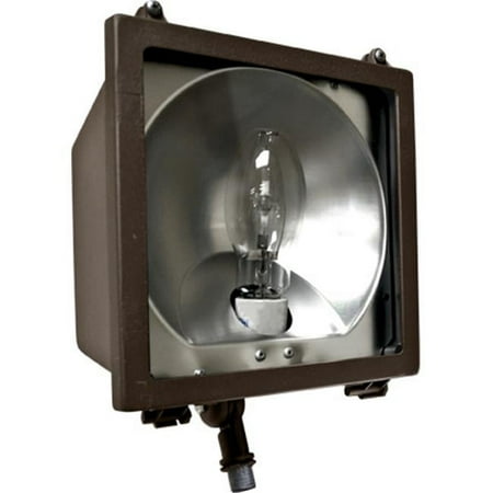 

11 x 9 x 7.63 in. 150 watts Powder Coated Cast Aluminum Medium Spot Fixture Light with Metal Halide Lamp Bronze
