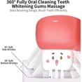 thumbnail image 2 of Kids U Shaped Toothbrush W/ Case, Kids Baby Toddlerinfantu Toothbrush For 360 Oral Cleaning Teeth Whitening Gums Massage, Replable U Shaped Toothbr, 2 of 3