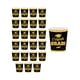 thumbnail image 2 of Set de vajilla para fiesta de graduación en oro negro 2026 - Platos de papel desechables, vasos y servilletas - Decoración temática de la celebración de graduación para adultos, enhorabuena al, 2 of 6
