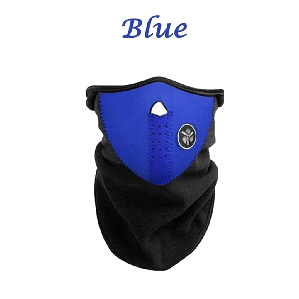 Outdoor Half Face Mask Cycling Motorcycle Hood Cover Mask Winter Neck Warmer Windproof - Walmart.com