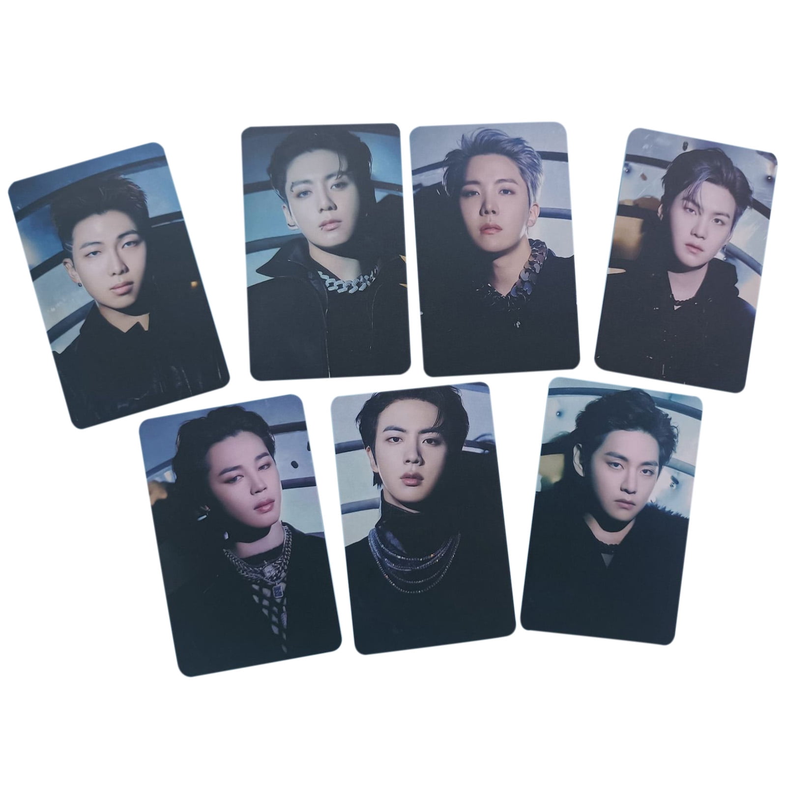 DraggmePartty 7Pcs/Set Kpop Bts Album Proof Photocards Jimin Rm V Lomo
