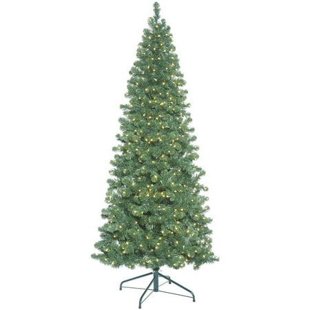 9 Ft Slim Led Christmas Tree Vickerman 8.5' Oregon Fir Slim Artificial Christmas Tree with 750 Warm White LED Lights ()