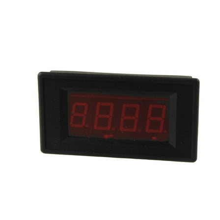 Red  Display Plastic Housing 300V Panel Mounting  Voltage Meter
