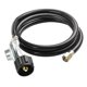 thumbnail image 2 of Tank Extens Hose Regulator Gas Bbq Grill Er Lp Line Pit Low, 2 of 5