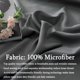 thumbnail image 3 of Sonoro Kate Juego De Funda De Almohada De Lujo De Microfibra Cepillada 1800 - Arrugas (Gris Oscuro, 2 Fundas De Almohada Estándar), 3 of 5