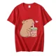 thumbnail image 4 of Camisetas con estampado de té de burbujas de Capybara Loves para mujer, camisetas informales de manga corta para mujer, camisetas Y2k para mujer, ropa para mujer, 4 of 4