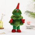 thumbnail image 3 of El juguete del saxofón del baile del oscilación del árbol de Navidad adorna el juguete eléctrico de la felpa que canta y que brilla intensamente, 3 of 5