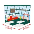 thumbnail image 7 of 1:12 Background Diorama Showcase Background, Camp Scene Layout for Action Figures, Vehicle Scene Toy Dolls Diecast Car Style B, 7 of 7