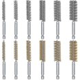 thumbnail image 1 of Bronze Cleaning Steel Wire Hole Brush Set For Electric Drill Impact, 1 of 5
