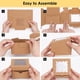 thumbnail image 4 of Cajas para Galletas Moretoes 50 unidades con Ventana 10x10x6 cm Kraft Marrón, 4 of 8