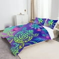 thumbnail image 2 of Comforter Cover Set Unique Design Luxury Sea Turtle Printed Home Textiles Polyester Duvet Covers,Full (80"x90"), 2 of 5