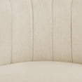 thumbnail image 6 of Dycanpo 26" Counter Height Bar Stools with Back Set of 3, Faux Leather Upholstery for Kitchen, Linen, 6 of 10