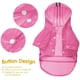 thumbnail image 3 of Impermeable para mascotas con cubierta impermeable, chaqueta reflectante de cuero sintético, ropa para mascotas (amarillo, XL), 3 of 5