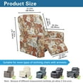 thumbnail image 3 of Renewold Dachshund Dog Stretch Recliner Cover Universal 4 Pieces Cute Dog Puppy Recliner Sofa Cover Stay in Place Furniture Protector Home Decor for Pets, Dogs, Cats, Kids, 3 of 8