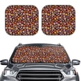 thumbnail image 6 of Lsque 70s Groovy Hippie Retro 2 PCS Windshield Sun Shade | CarFoldable Window Covers | Car Accessories Reflect UV for Universal Cars SUV Truck | Medium, 6 of 7