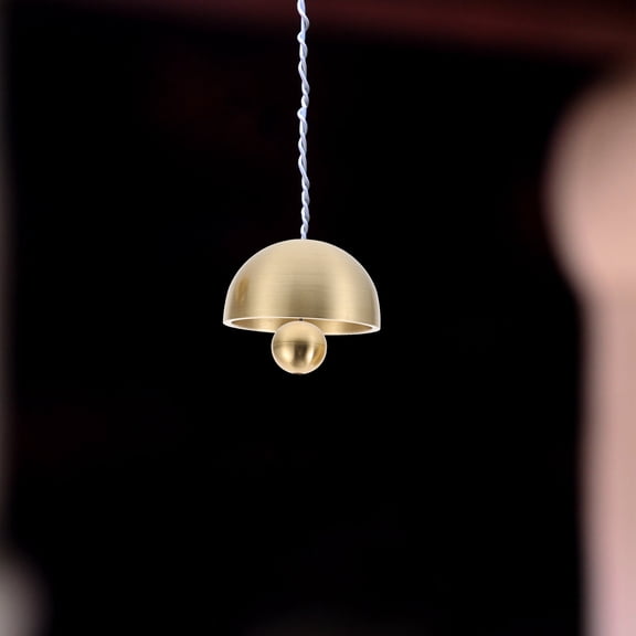 FUEENIRVA Shopkeeper Door Bell Diy Doorbell Golden Metal 1 Set