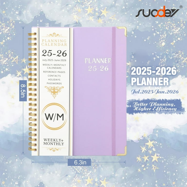 2024-2025 Academic Planner, A5 Notebook (6.3