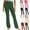 Green, variant on Kids Leggings Girls Full Length Soft Comfortable Leggings Elastic Waistband Stretchy Tights Pants Size 2T-13, Red