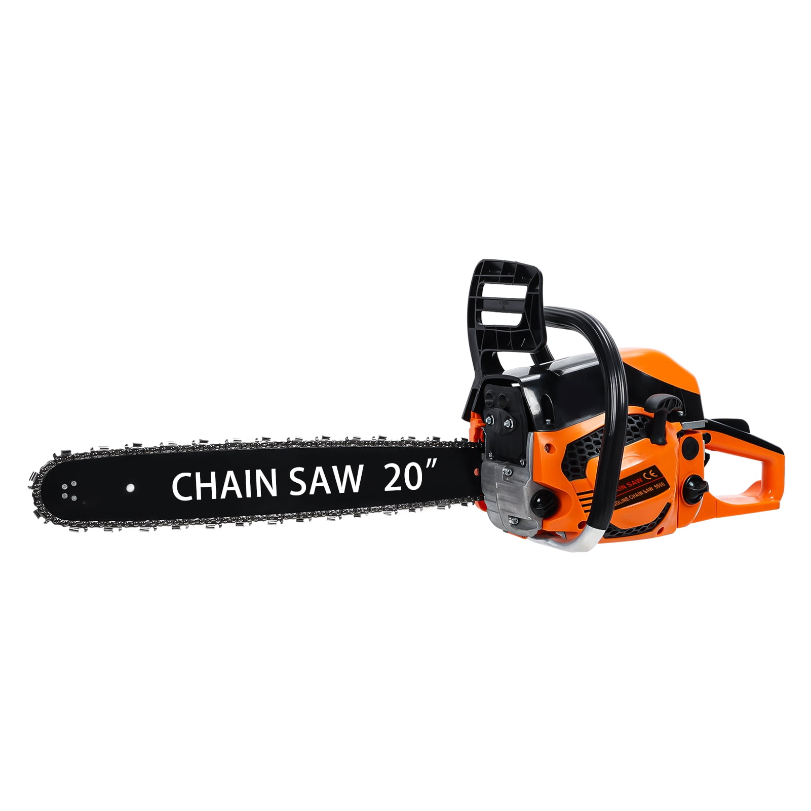 GZCW 20 Inch Gas Chainsaw, 58CC 2-Stroke Gas Powered Chainsaw, Handheld Cordless Chainsaw, High-Power Logging Saw for Wood Cutting and Tree Trimming