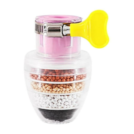 

Universal Faucet Filter Interface Water Purification Anti-spill Water-saving（Random Color-1pcs）