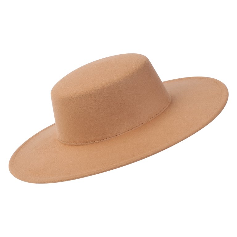 French Elegant Women Fedora Cap Wide Brim Solid Color Floppy Jazz Hat Manunclaims Women or Men Solid Color Wide Brim Fedora Felt  main image 3