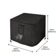 thumbnail image 1 of HLONK [1pc PU Fire Pit Cover] 1pc Square Fire Pit Cover  PU Coated  Fade Resistant | 32*32*25 Inches  Black  Suitable for Most Square Fire Pit Countertop for All Weather Protection, 1 of 6