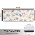 thumbnail image 5 of Kitchen Rugs Sets Of 2,Pioneer Flower Floral Print Pattern Anti Fatigue Kitchen Mat Rugs Non Slip Washable,Decorative Kitchen Floor Mats for Kitchen,Sink,Laundry,17"x47"+17"x47", 5 of 5