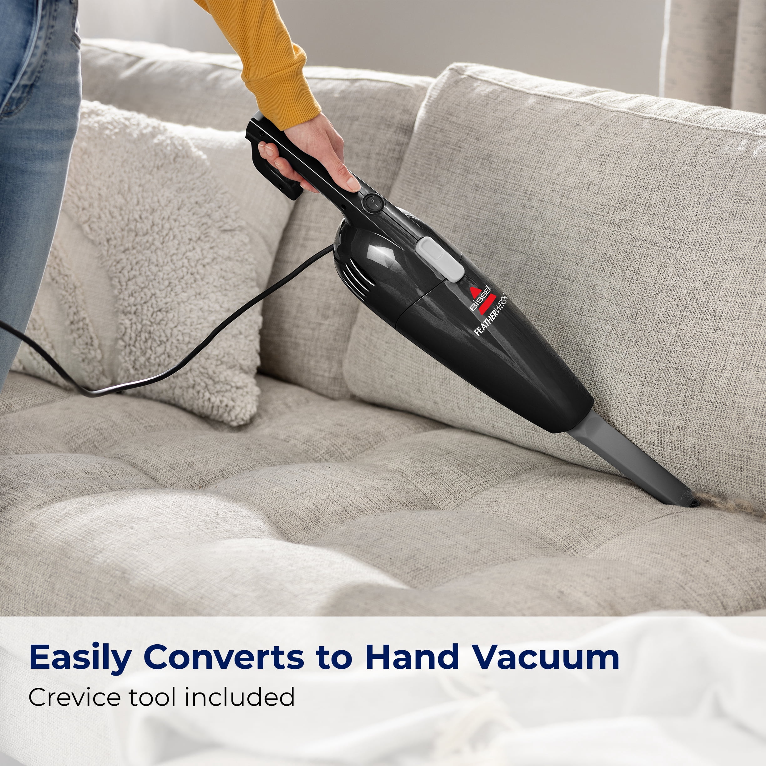 BISSELL Featherweight Stick Lightweight Vacuum with Crevice Tool, 2033M
