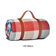 thumbnail image 4 of Maytalsory Sangles en Cuir Confortables Tapis de Tente de Camping Acrylique Durable et Longue Durée Carrés Rouges et Bleus 150*200cm, 4 of 6