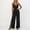Black#06, variant on Jumpsuits for Women Oversized Camisole Spaghetti Strap Wide Leg Overalls Womens Summer Casual Solid Loose Fits Lightweight Comfy Ankle Slits Rompers