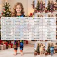 thumbnail image 4 of sdbrld Girls Christmas Pajamas PJS Set Sleepwear Long Sleeve Jammies for Kids Nightwear Loungewear Sizes 5-6 Years, 4 of 9