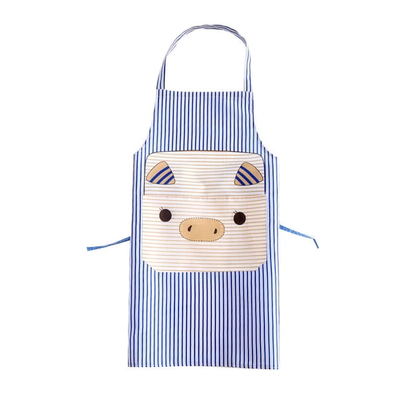 Delantales de cocina, babero de cocina, ligero, suave, delantal , delantal de cocina para restaurante, barbacoa, pintura, dibujo, manualidades, Azul SM SunniMix Delantales de cocina