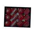 thumbnail image 2 of 12 piezas de adornos navideños, bolas navideñas, adornos colgantes decorativos para Rojo, 2 of 9