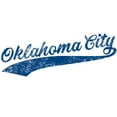 thumbnail image 5 of UGP Campus Apparel Oklahoma City Baseball Script - Hometown Pride, Pitcher Long Sleeve T Shirt - Large - White, 5 of 6