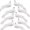White, variant on Artificial Birds, 12 Pcs Artificial White Doves Simulation Foam White Feathered Artificial Birds Doves Clip On Ornament for Christmas Tree Decorations, Wedding, Wreaths & Crafts