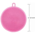 thumbnail image 2 of Silicone Sponge - 5 Pieces Multicolor Antibacterial Kitchen Sponge Clean For Cleaning Kitchen Utensils For Vegetables, Fruits Food Grade Silicone Scru, 2 of 4