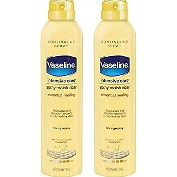 Vaseline Intensive Care Spray Lotion Essential Healing 6.5 oz