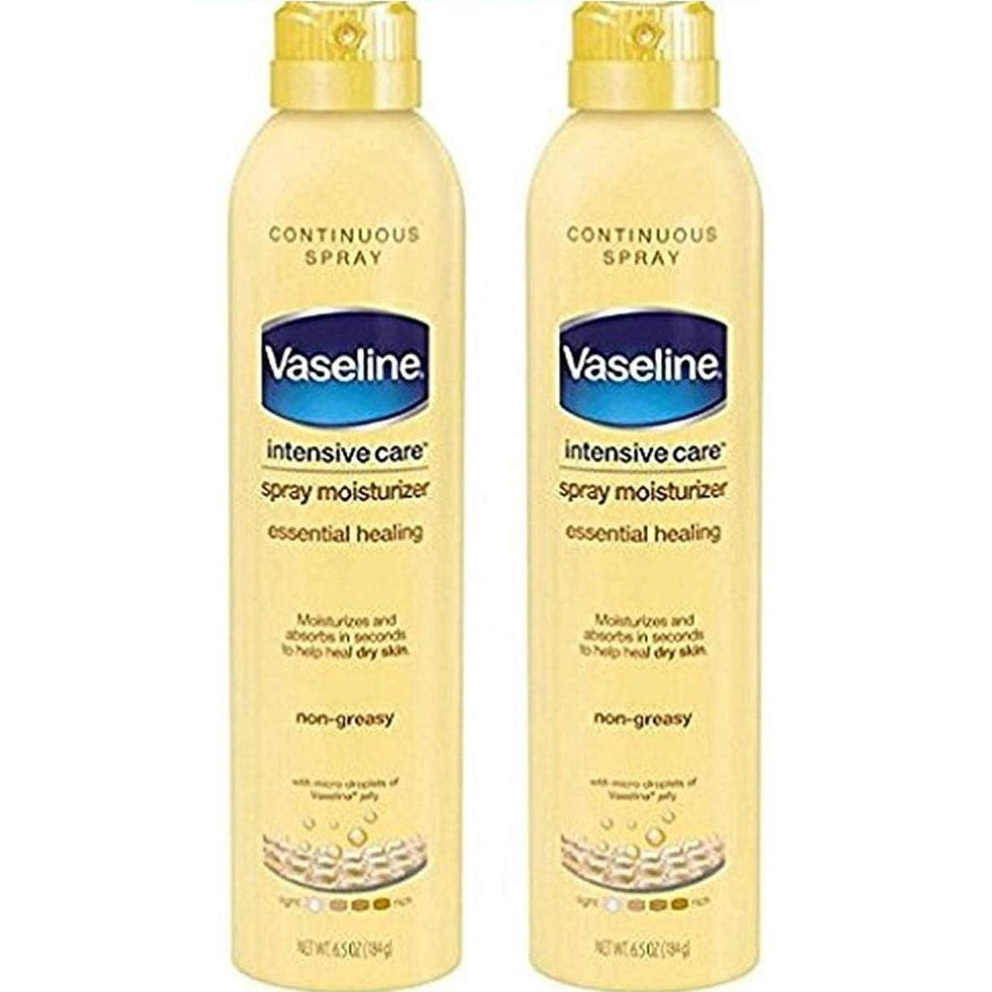 Vaseline Intensive Care Spray Lotion Essential Healing 6.5 oz